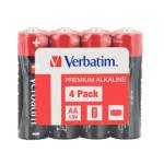 Scatola 4 Pile alkaline stilo - AA - Verbatim - 49501 - 23942495017 - DMwebShop