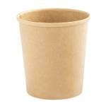 Bowl per zuppe monouso - 780 ml - cartoncino - avana - conf. 25 pezzi - Signor Bio - PBC102BIO25C - 8055715783511 - DMwebShop