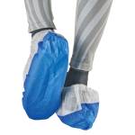 Sovrascarpe monouso Dual Barrier - antiscivolo - taglia unica - PLP - bianco-Blu - conf. 50 pezzi - Worker - GA600.21.02 - 8057714900166 - DMwebShop