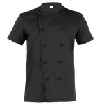 Giacca da cuoco Tommaso - a manica corta - taglia S - nero - Giblor's - Q8G00186-U32-S - 8056149337875 - DMwebShop