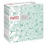 Tovagliolo linea AirLaid - carta - 40 x 40 cm - biloba-verde foresta - conf. 50 pezzi - Fato - 88453800 - 8000664845384 - DMwebShop