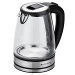 Bollitore elettrico cordless caraffa in vetro 2200 W nero - 19792