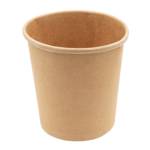 Bowl per zuppe monouso 480 ml cartoncino avana - 18061