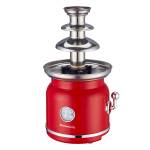Fontana di cioccolato 3 livelli 90 W rosso - 19828
