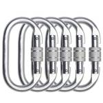 Moschettone a vite acciaio - 19640