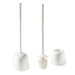 Portascopino Oronzo con manico extralungo 54 cm bianco - 20792