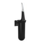 Portascopino da parete Skin 38,6 x 11,3 x 9,3 cm nero Carbon - 20957