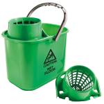 Secchio Polar con strizzatore 15 lt verde - 20281