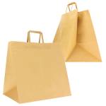 Shoppers Flat maxi plus 40 x 35 x 35 cm carta kraft avana - 20990