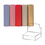 Carta regalo riciclata Graphic - 100 fogli - 70 x 100 cm - fantasie assortite - Rex Sadoch - EC400G01 - 8006715055863 - DMwebShop