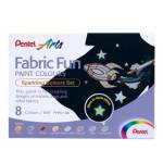 Colore in tubetto per tessuto Fabric Fun colori sparkling assortiti conf. 8 pezzi - FFPC1-S8 - 4711577069227 - DMwebShop