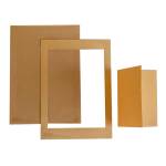 Cartoncino prefustellato 117 x 170 mm avana - 21336