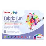 Colore in tubetto per tessuto Fabric Fun colori fluo assortiti - 23076