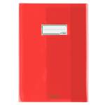 Coprimaxi Colibri con alette ecoPE 180 mic A4 liscio trasparente rosso - 22108