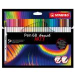 Pennarello Pen 68 Brush Arty Line 568,30 colori assortiti astuccio 30 pezzi - 23016