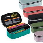 Portapenne ovale XL 13 x 22 x 7 cm colori assortiti - 21769