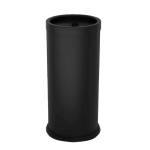 Posacenere autoestinguente coperto da terra diametro 31 cm H 72 cm nero - 24089