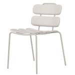 Seduta collettivita Lemon senza braccioli polipropilene avorio - 24389