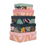 Set scatole regalo dimensioni assortite fantasia Breeze - 21469