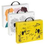 Valigetta polionda Smart 27 x 37,5 cm dorso 8 cm fantasie assortite - 23181