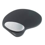 Mousepad con poggiapolsi gel nero - 26325