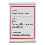 Porta targa appendibile Door Sign A4,21 x 30 cm - 28768