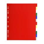 Separatore neutro a 12 tacche PP colori assortiti A4 Maxi - 26082