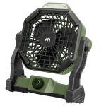Ventilatore portatile da campeggio con luce LED diametro 12 cm - 29564