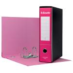 Registratore Essentials G75 - dorso 8 cm - protocollo 23 x 33 cm - Fucsia - conf. 6 pezzi - Esselte - 390775900 - 8004157577592 - DMwebShop