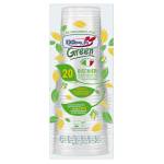 Bicchiere birra in PLA - 390 ml - trasparente - Green - conf. 20 pezzi - Dopla - 22708 - 8005090022453 - DMwebShop