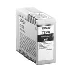 Cartuccia EPSON Inkjet UltraChrome HD Nero Matte T8508N Originale - 29857