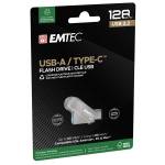 Memoria Dual USB3.2 to Type-C - 128GB - Emtec - ECMMD128GD283 - 3126170182609 - DMwebShop