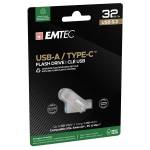 Memoria Dual USB3.2 to Type-C - 32GB - Emtec - ECMMD32GD283 - 3126170182548 - DMwebShop