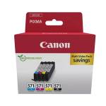 Multipack Cartucce CANON Inkjet BK C M G CL 571,0386C009 Originale - 29943