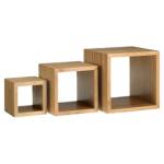 Alzata buffet Cubo - misure assortite - bamboo - naturale - conf. 3 pezzi - Leone - S0128 - 8024112002952 - DMwebShop