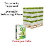 Carta bianca per stampanti multifunzione A4,75 gr scatole da 5 risme 295 Risme Rey Impulse - 736