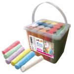 Gessi Jumbo 10 x 2,5 x 2,2 cm colori assortiti secchiello 20 pezzi - 30121