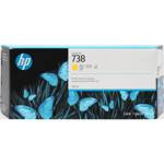Hp originale Cartuccia DesignJet Ink 738 - giallo - 300 ml - Hp - 676M8A - 196548336180 - DMwebShop