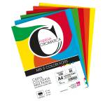 Risma carta Cromatica A4,80 gr colori assortiti forti 100 fogli - 30130