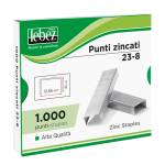 Punti KH - 23/13 - alti spessori - acciaio zincato - metallo - conf. 1000 pezzi - Lebez - KH-23-13 - 8007509084670 - DMwebShop