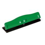 Perforatore - massimo 8 fogli - 4 fori regolabili - passo 6/8 cm - verde - Lebez - 840 - 8007509008409 - DMwebShop