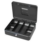 Cassetta portavalori Secur - 15 x 11 x 7 cm - grigio - Metalplus - 21531BS - 8022715004359 - DMwebShop