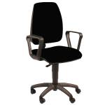 Sedia operativa Jupiter - con ruote e braccioli - nero - Unisit - JUBR/EN - 8050043740090 - DMwebShop