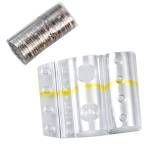 Blister portamonete 1 euro fascia gialla sacchetto da 100 blister - 8677