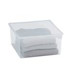 Contenitore multiuso Light Box lt 37,8x39,6x18,5 cm 23 lt plastica trasparente - 8478