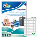 Etichette adesive PC4 in poliestere laser permanenti 36 x 22 mm 100 fogli - 8421