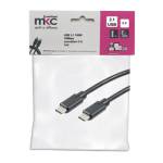Cavo USB 3,1 C C 100W 10Mbps 1 mt Melchioni - 30540