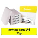 Carta fotocopie - A4 - 75 gr - bianco - Basic - risma da 500 fogli (drop) - conf. 5 pezzi - Starline - 6901STLDROP - DMwebShop 1201 - 2