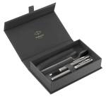 Gift Set IM Stainless Steel Edition CT sfera stilografica punta media acciaio - 1321