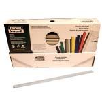 Dorsetti triangolari per rilegatura - 16 mm - grigio - scatola 25 pezzi - Fellowes - D116GR - 8015687018776 - DMwebShop